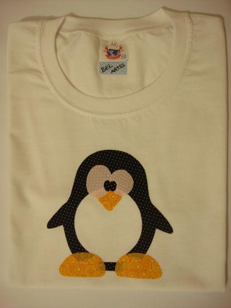 Camiseta Infantil Pinguim