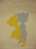 Camiseta Gatos Entrelaçados