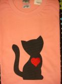 Camiseta Gato de Costas